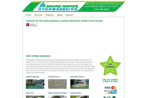 grandrapidshydroseeding.com site used Trees