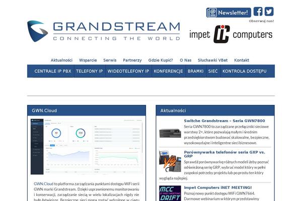 grandstream.pl site used Wen-business-child