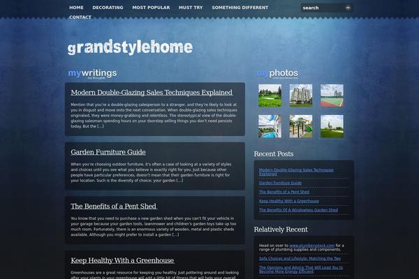 Irresistible theme site design template sample