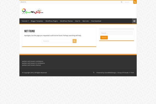 Sahifa theme site design template sample