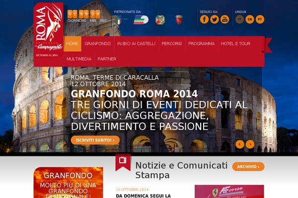 granfondo theme websites examples