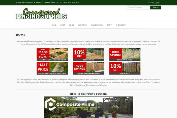 Store WP theme site design template sample