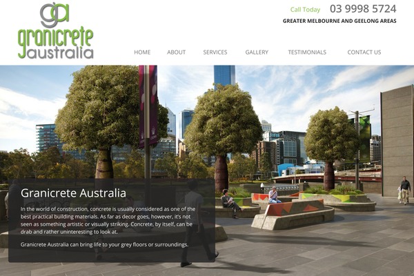 granicrete-australia.com.au site used Granicrete