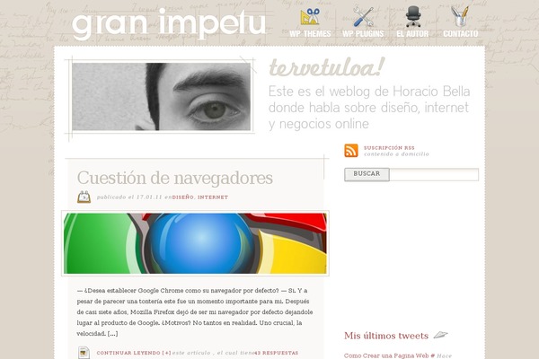 granimpetu.com site used Tervetuloa