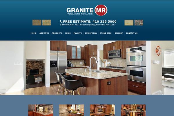 Karma theme site design template sample