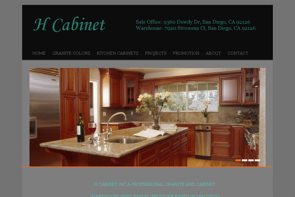 granitencabinet.com site used H-cabinet