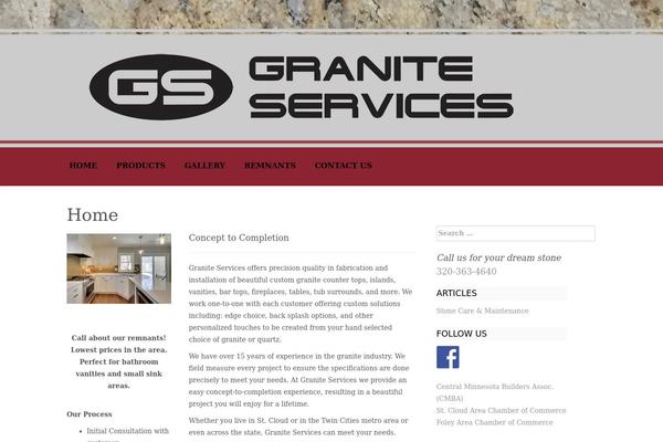 graniteservicesllc.com site used Amora