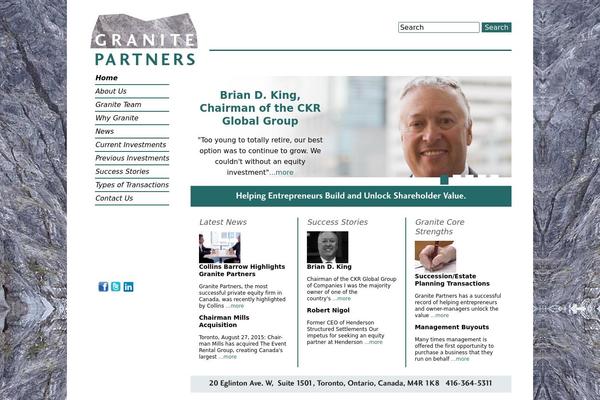 graniteventures.ca site used Granitepartners