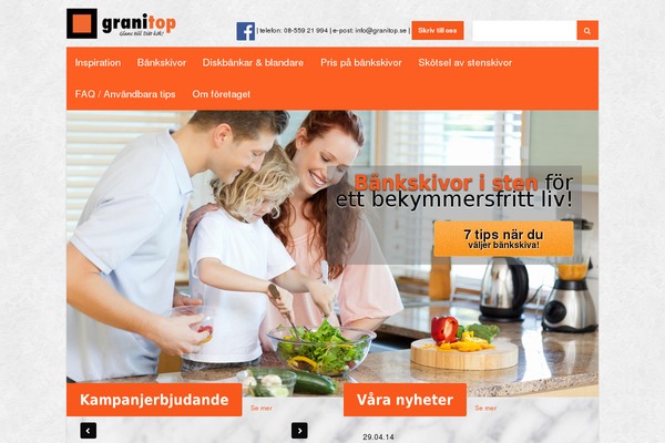 granitop.se site used Granitop
