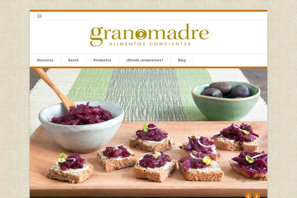 granomadre.com.ar site used Organic Shop