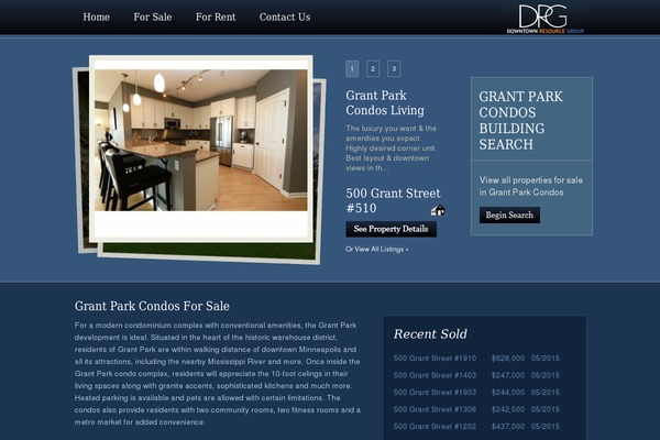 Home-condo-res theme site design template sample
