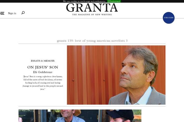 granta.com site used Granta