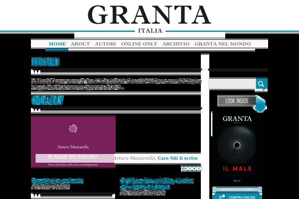 grantaitalia.it site used Granta