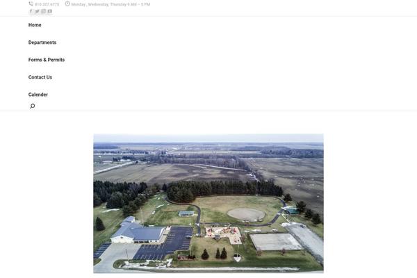 WordPress website example screenshot