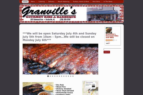 granvillesbbq.com site used Granville