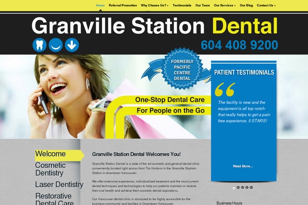 granvillestationdental.com site used MyApp