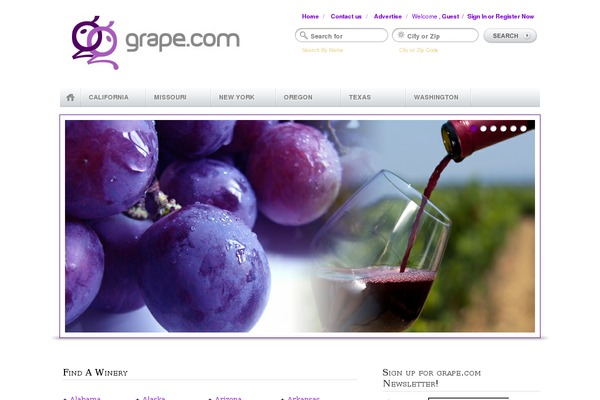 GeoPlaces theme site design template sample