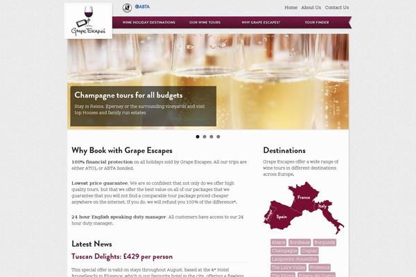 grapeescapes.net site used Grape-escapes-2017js