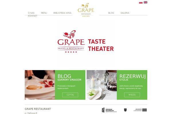 graperestaurant.pl site used Grape