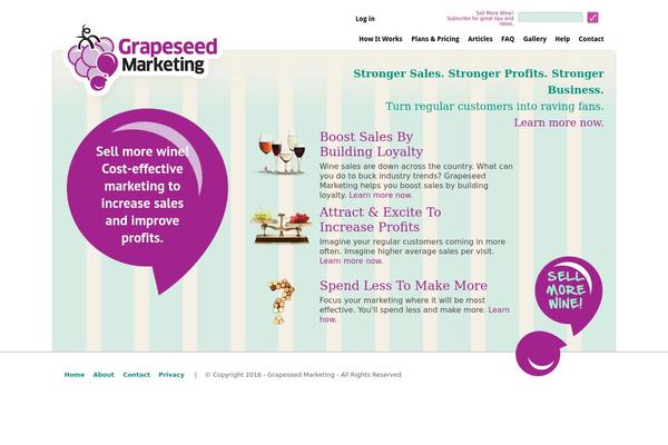 grapeseedmarketing.com site used Gsm