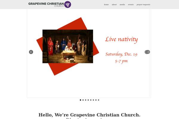grapevinechristian.com site used Grapevine