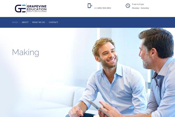 Consultancy theme site design template sample