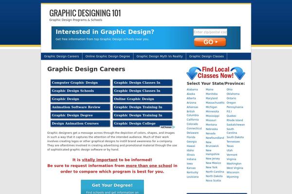 WordPress website example screenshot