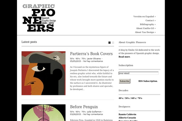 WordPress website example screenshot