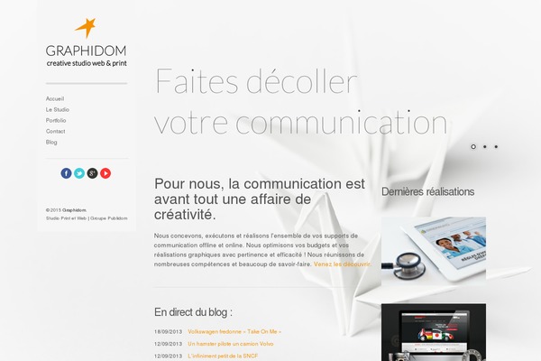 graphidom.fr site used Astra-child-listemetiers