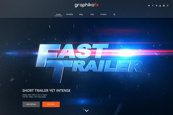 Enfold theme site design template sample