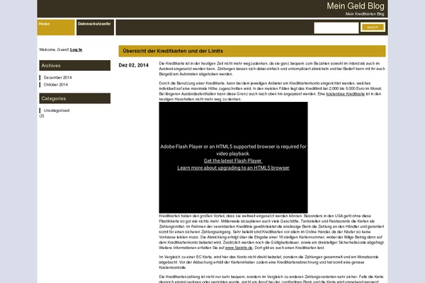 WordPress website example screenshot