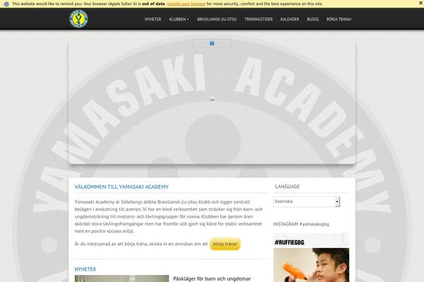 WordPress website example screenshot