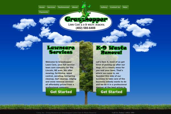WordPress website example screenshot