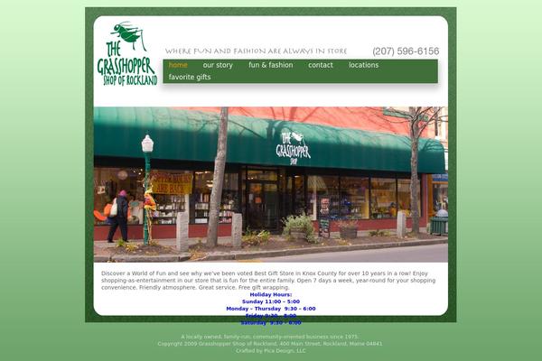 Grasshopper theme site design template sample