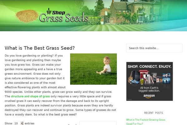 grassseedsdirect.com site used Beautiful Pro Theme