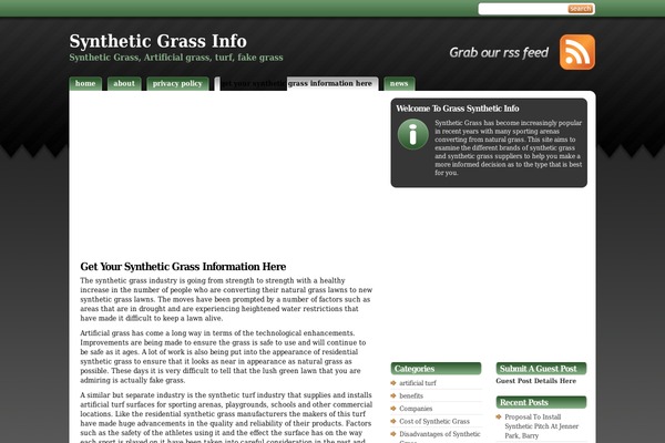 WordPress website example screenshot