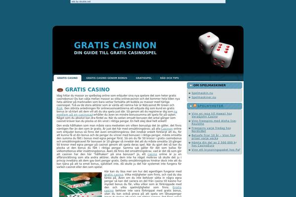 gratiscasinon.se site used Gratiscasinon