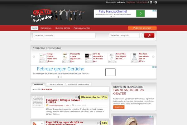 gratisenelsalvador.com site used Classipress-3.1.7