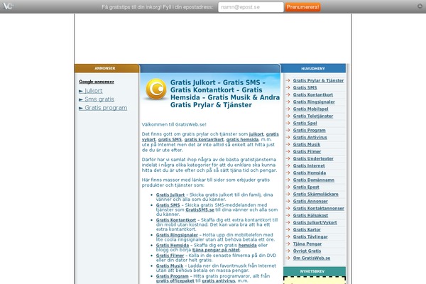 WordPress website example screenshot