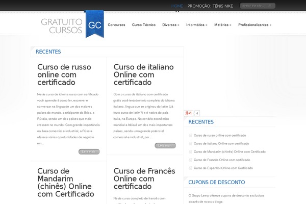 gratuitocursos.com.br site used DelicateNews
