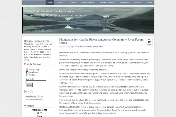 WordPress website example screenshot