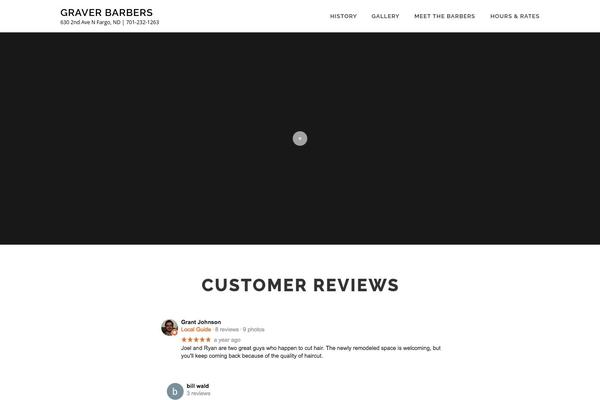 WordPress website example screenshot