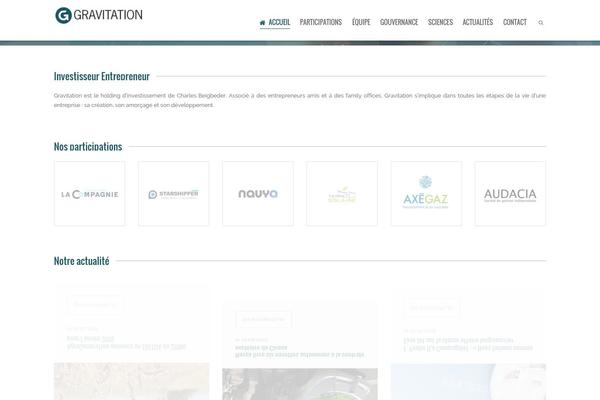 WordPress website example screenshot