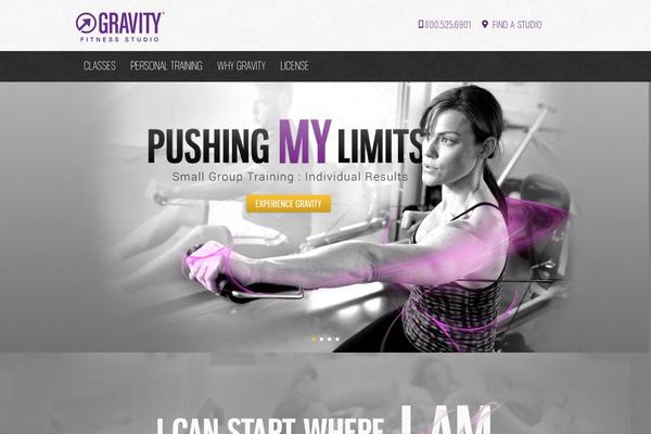gravitystudio.com site used Gravity