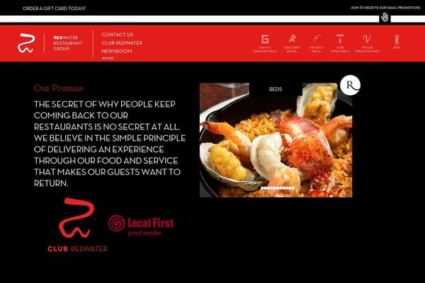 Redwater theme site design template sample
