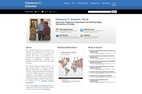 gravlee.org site used Coldblue2