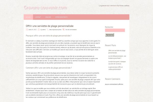 WordPress website example screenshot