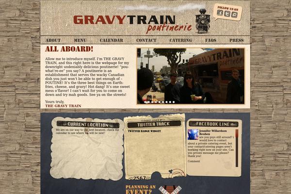 gravytrainpoutinerie.com site used Gravytrain