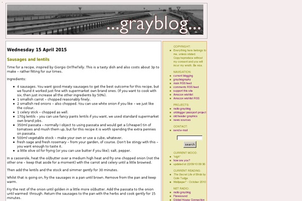 grayblog.co.uk site used Carrots