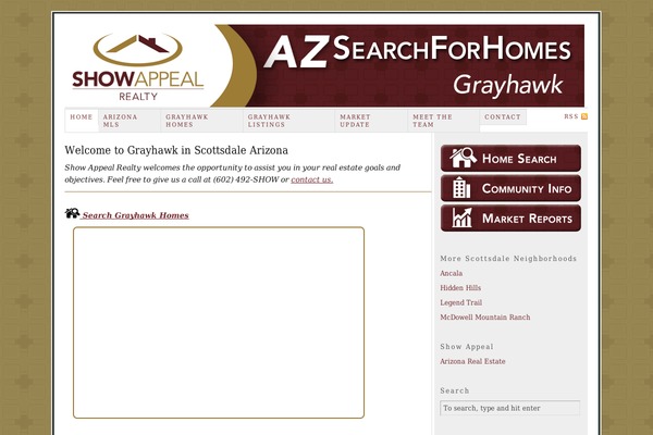WordPress website example screenshot